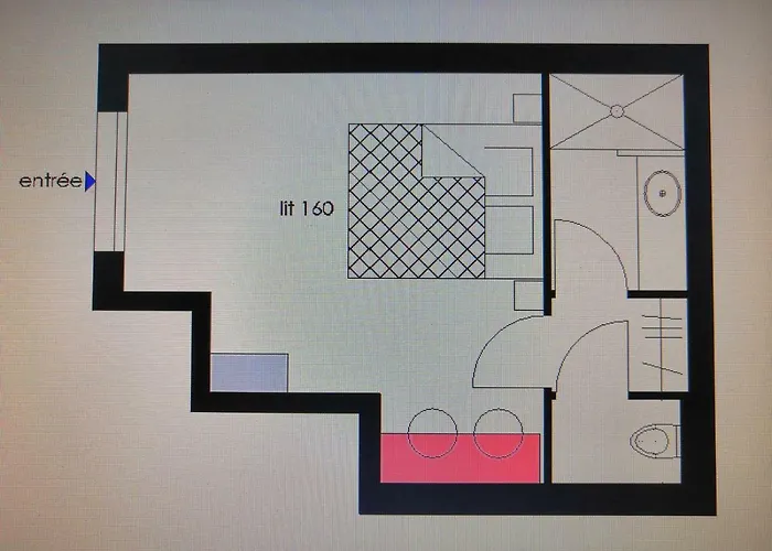 فندق مبيت وإفطار En Rouge Et Noir مونبازيلاك
